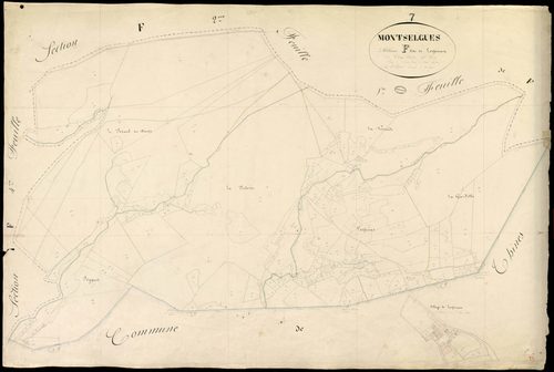 Montselgues - Section F - Feuillet 3