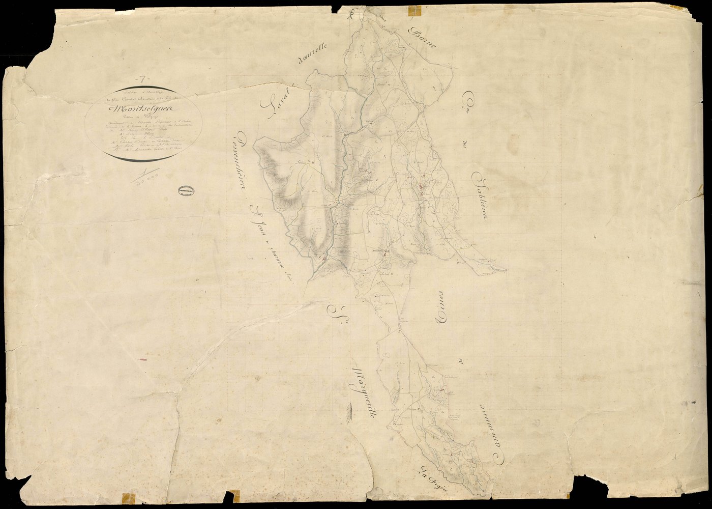 Montselgues - Tableau d'assemblage
