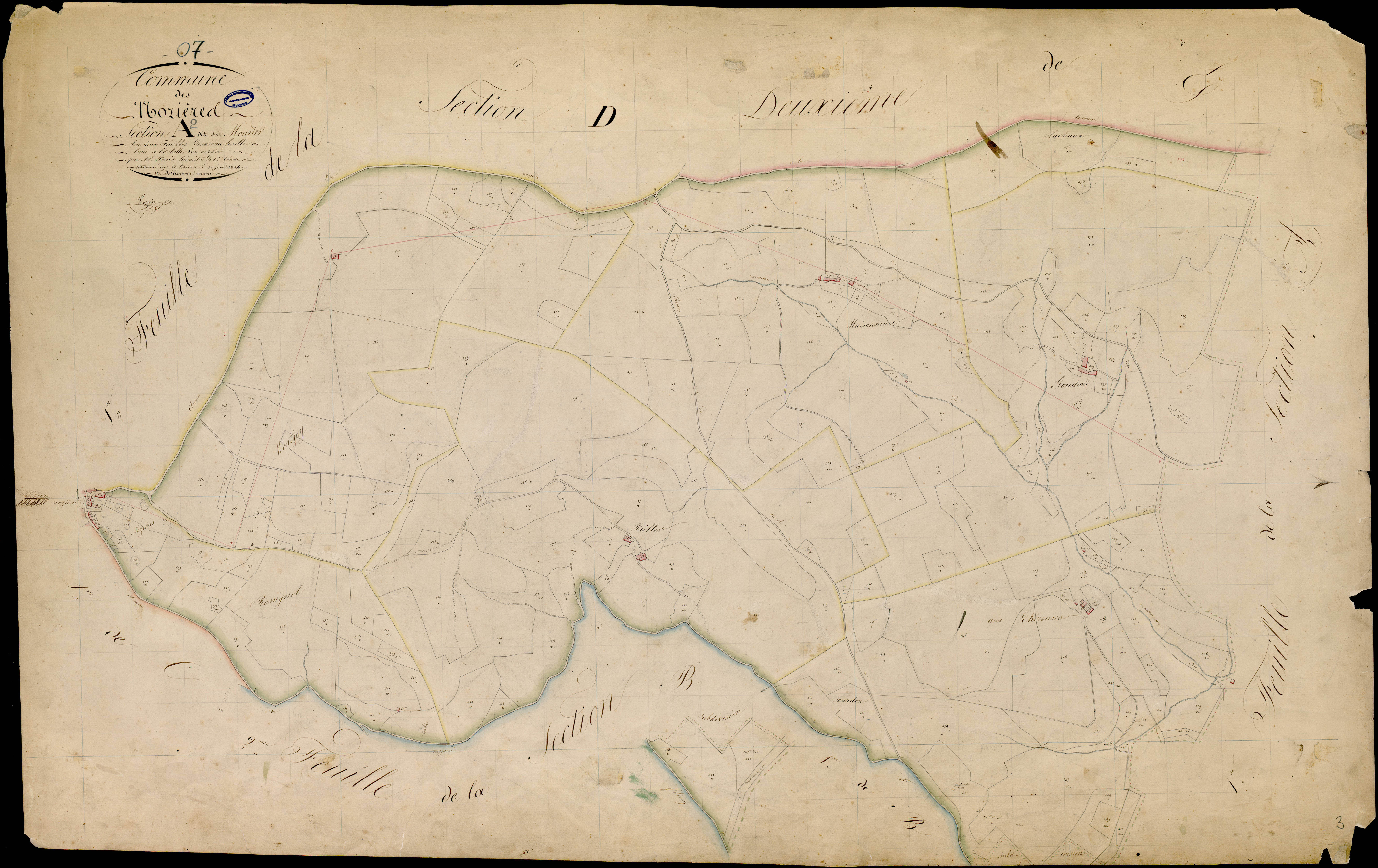 Nozieres - Section A - Feuillet 2
