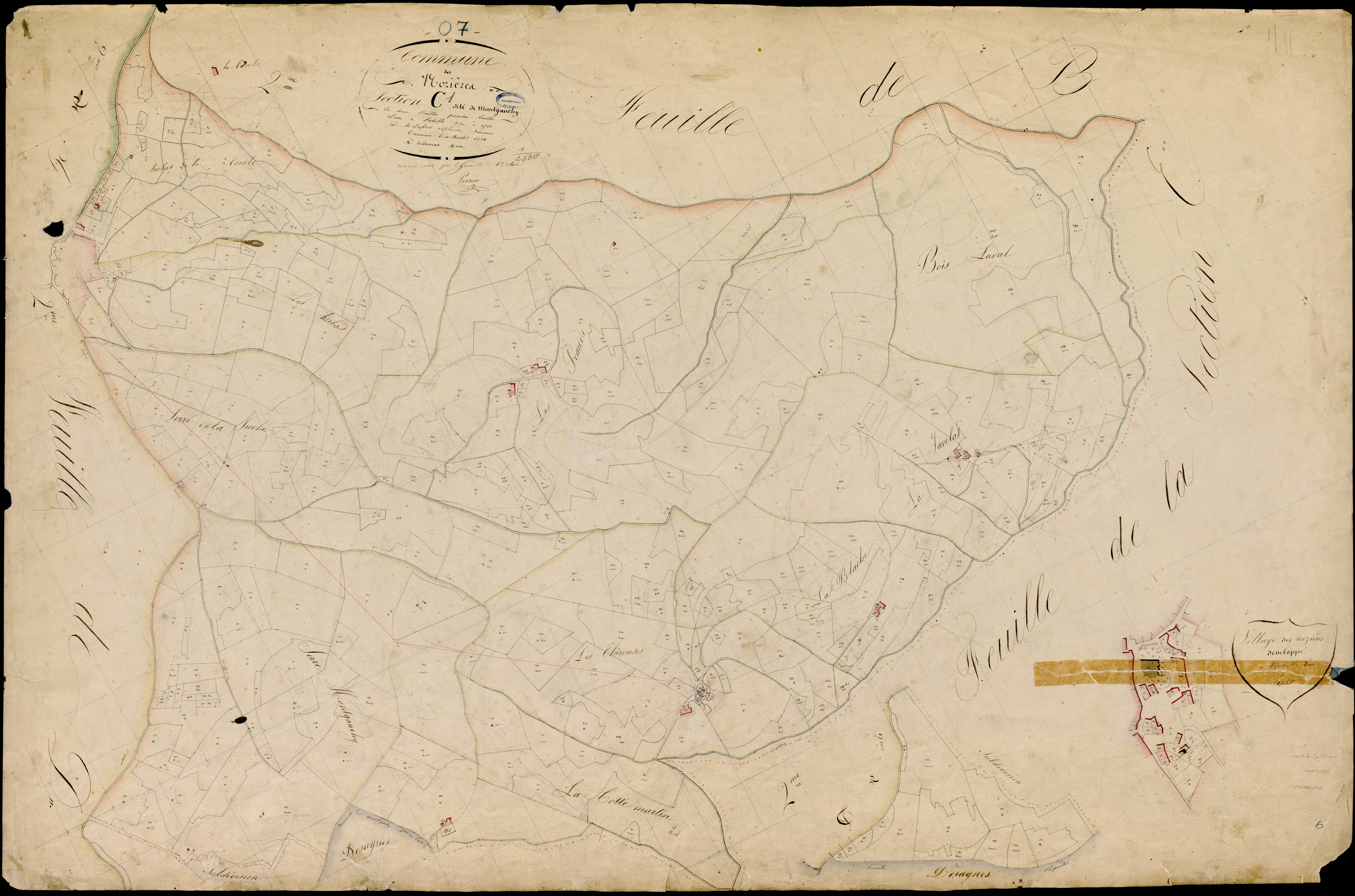 Nozieres - Section C - Feuillet 1