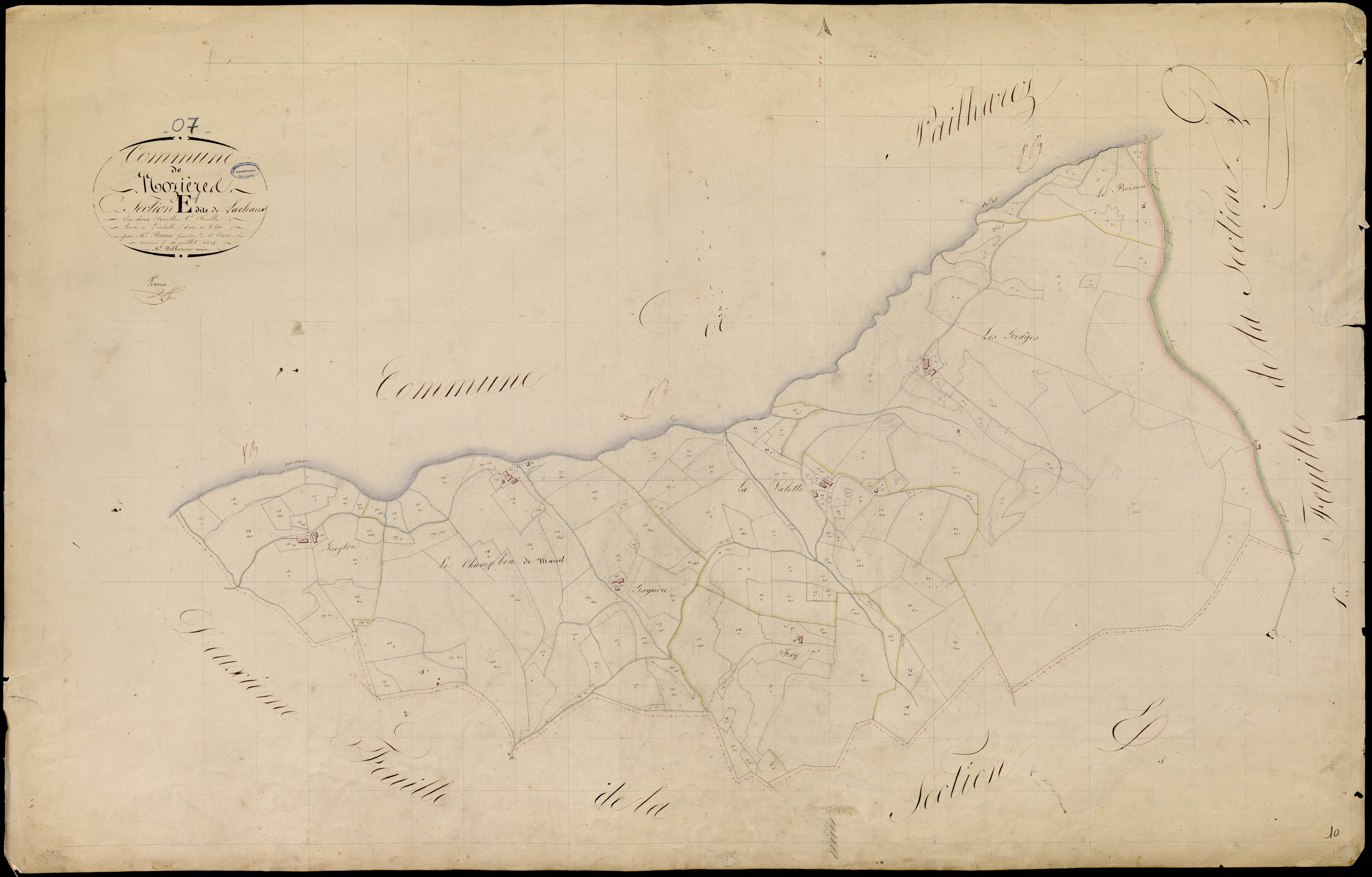 Nozieres - Section E - Feuillet 1