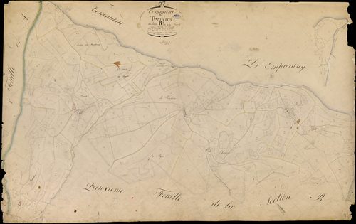 Nozieres - Section B - Feuillet 1
