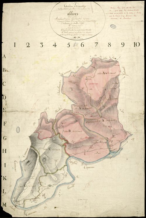 Les Ollières-sur-Eyrieux - Tableau d'assemblage