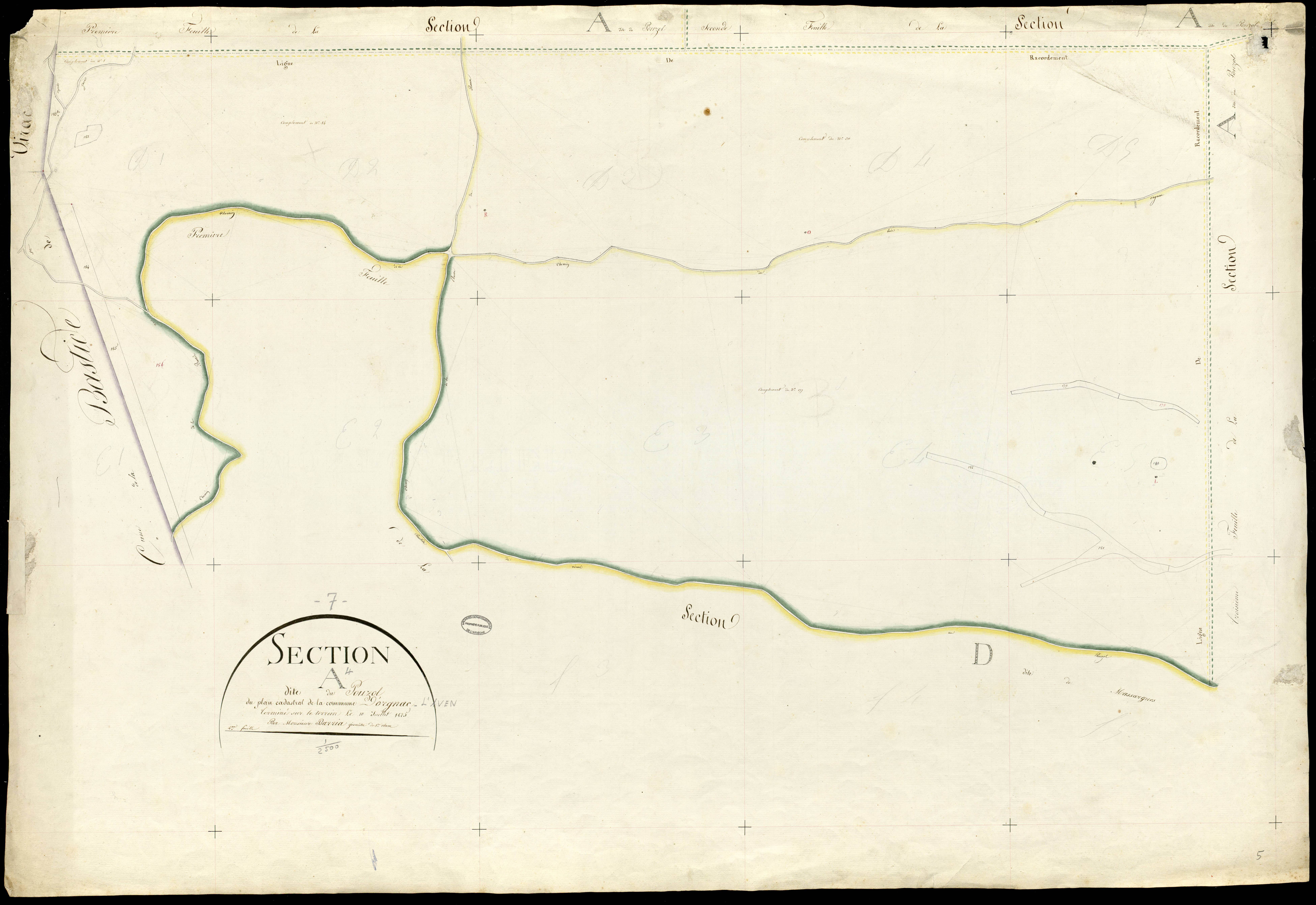 Orgnac-l'Aven - Section A - Feuillet 4