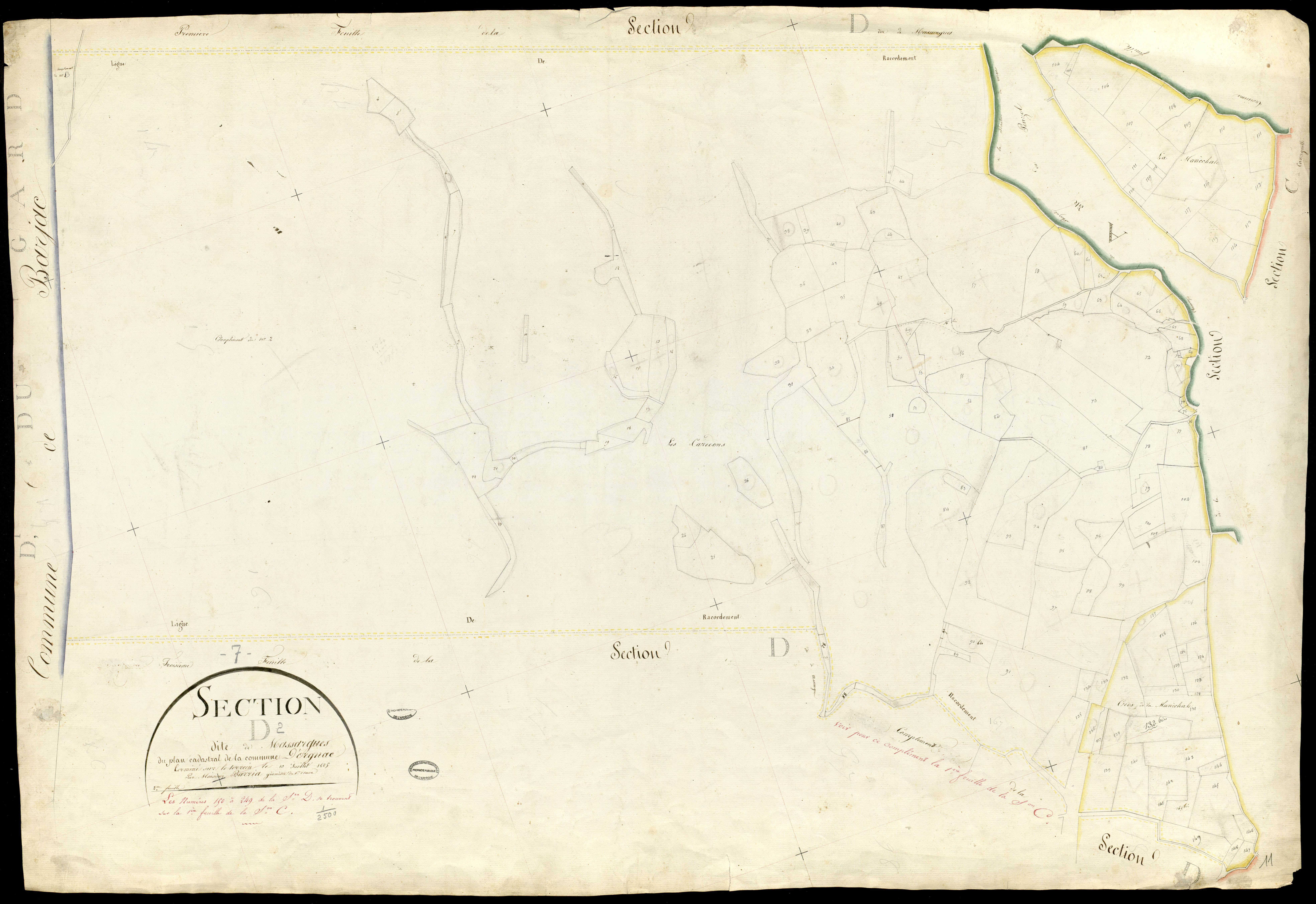 Orgnac-l'Aven - Section D - Feuillet 2