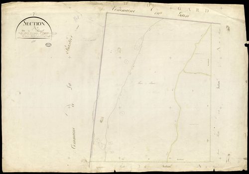 Orgnac-l'Aven - Section A - Feuillet 1