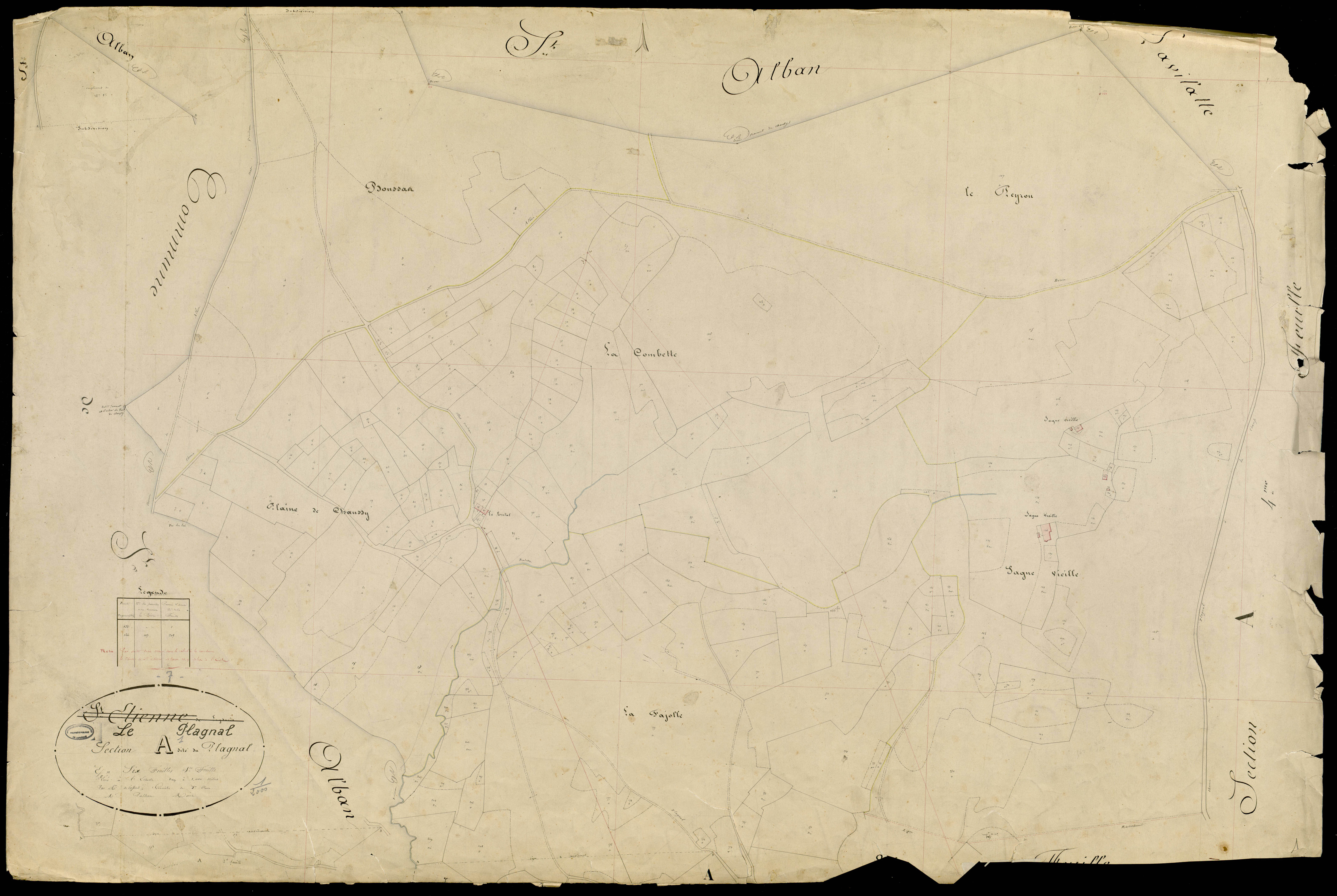 Le Plagnal - Section A - Feuillet 1