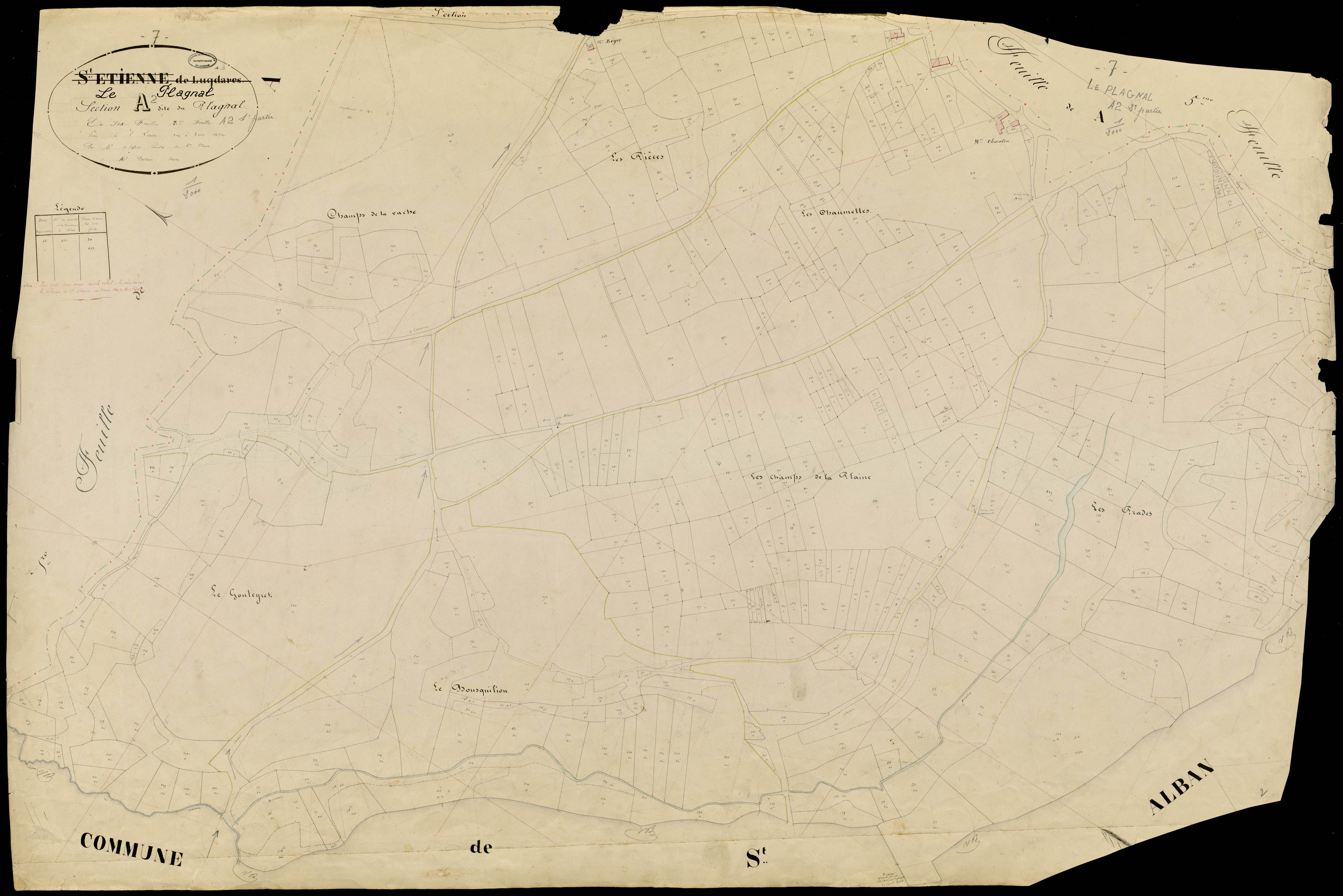 Le Plagnal - Section A - Feuillet 2