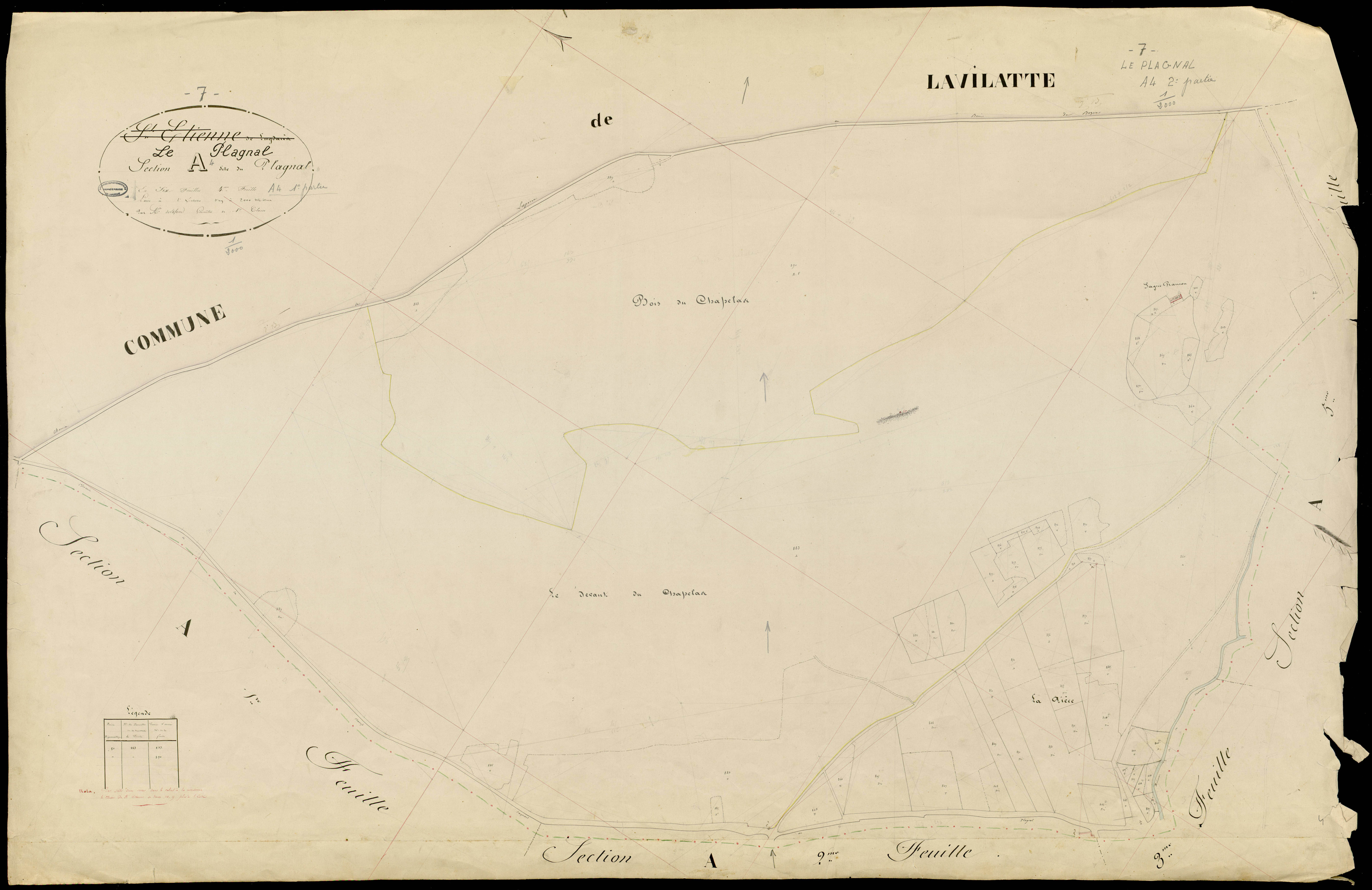 Le Plagnal - Section A - Feuillet 4