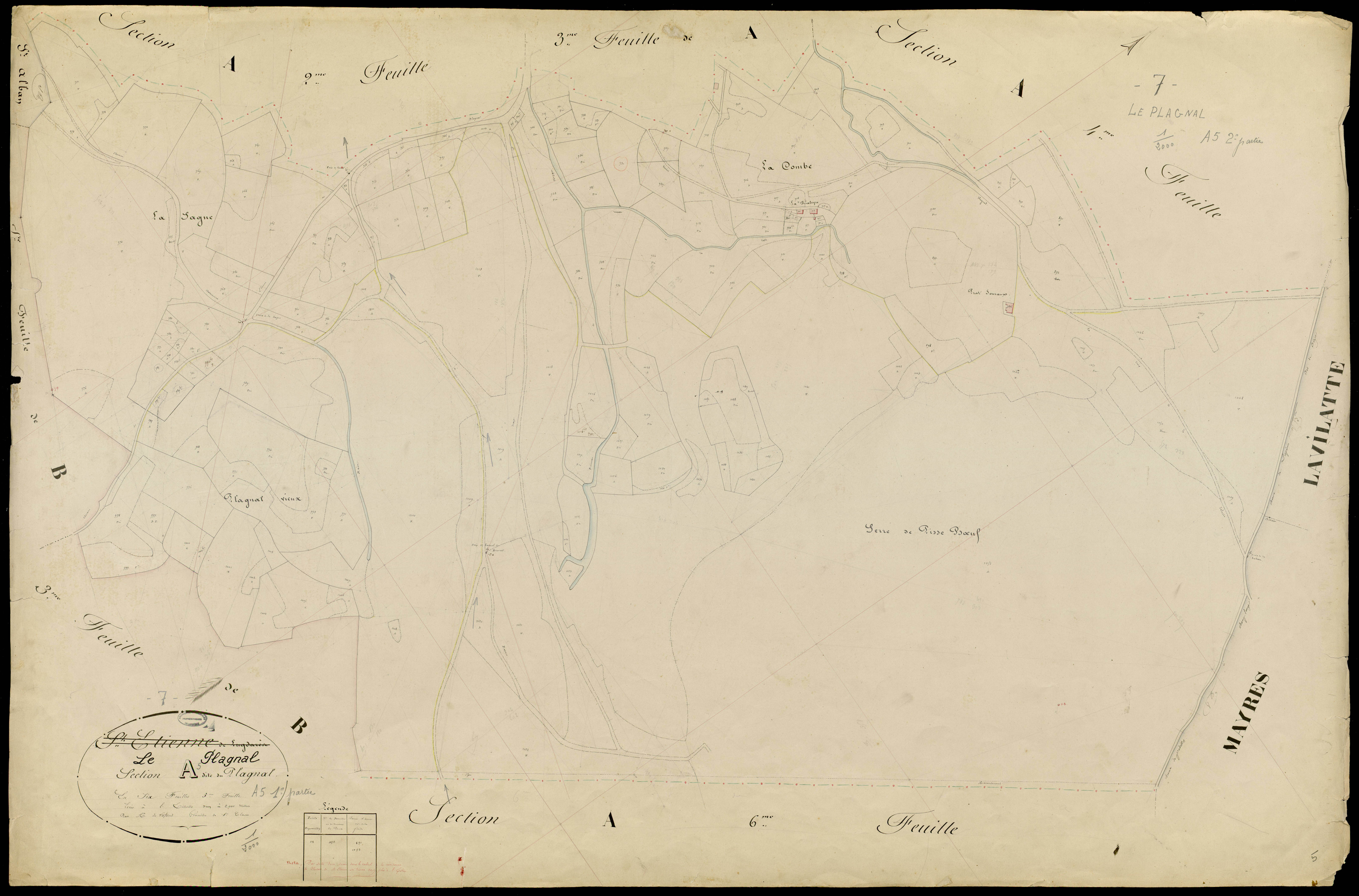 Le Plagnal - Section A - Feuillet 5