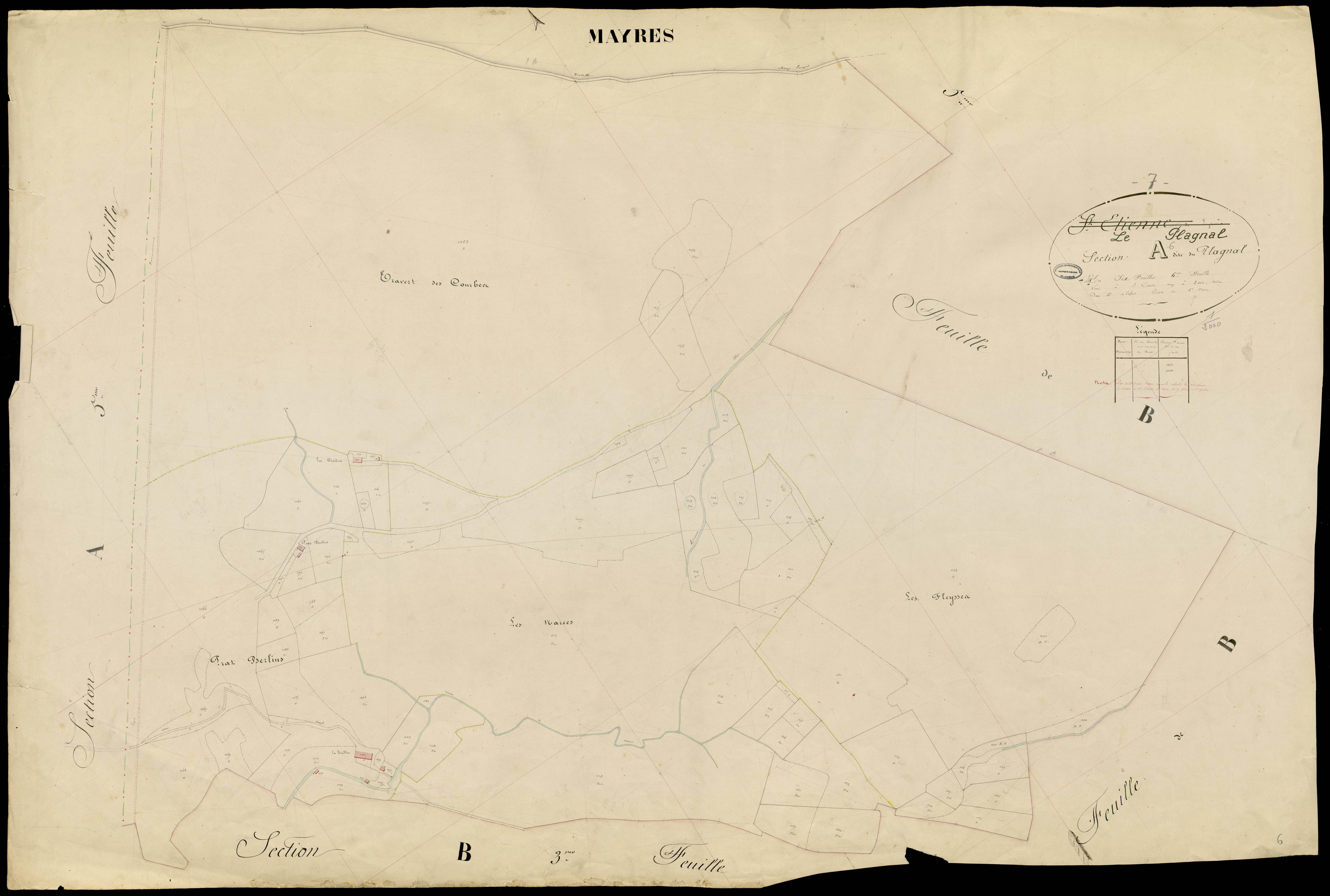 Le Plagnal - Section A - Feuillet 6