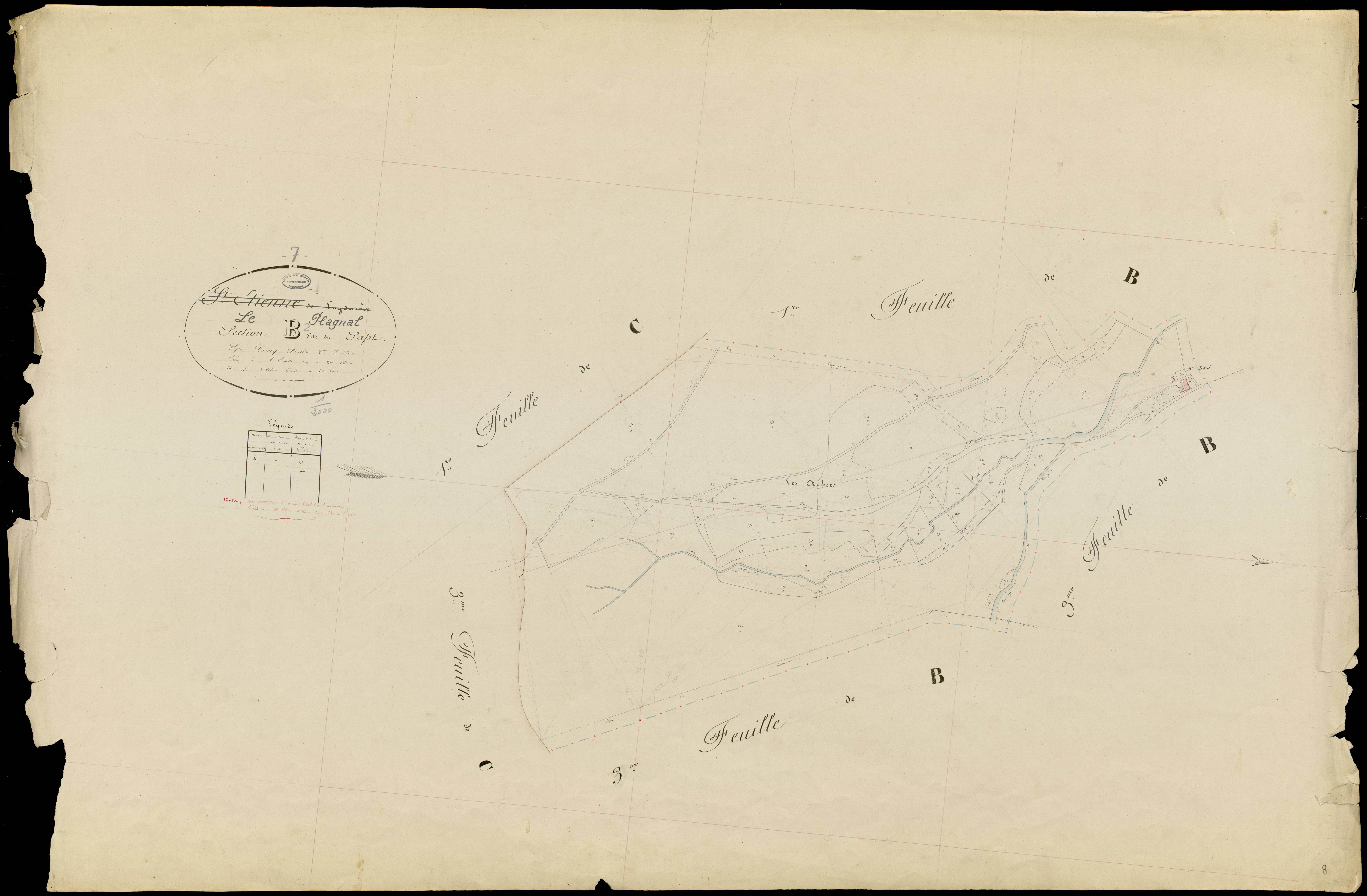 Le Plagnal - Section B - Feuillet 2