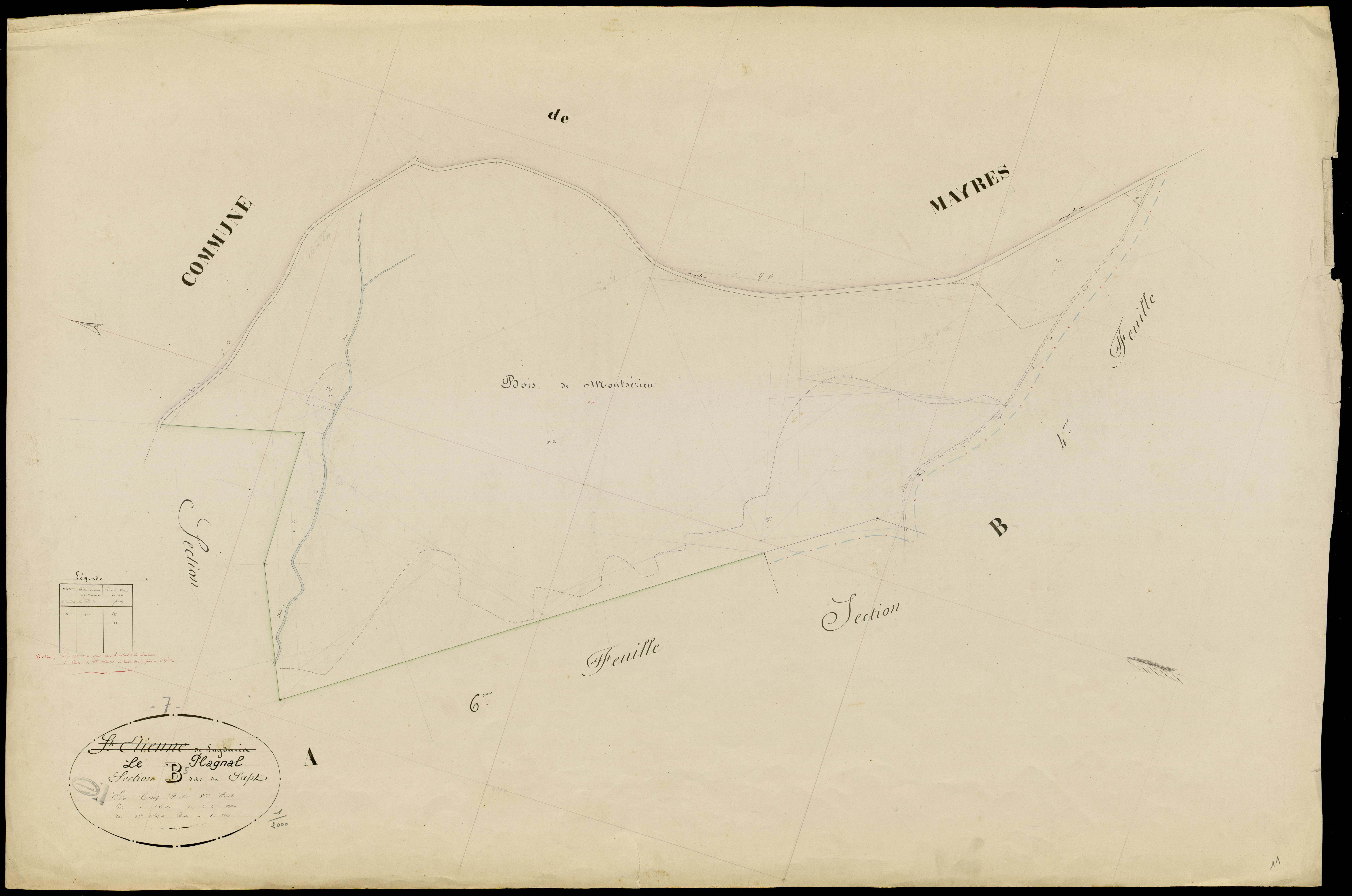 Le Plagnal - Section B - Feuillet 5