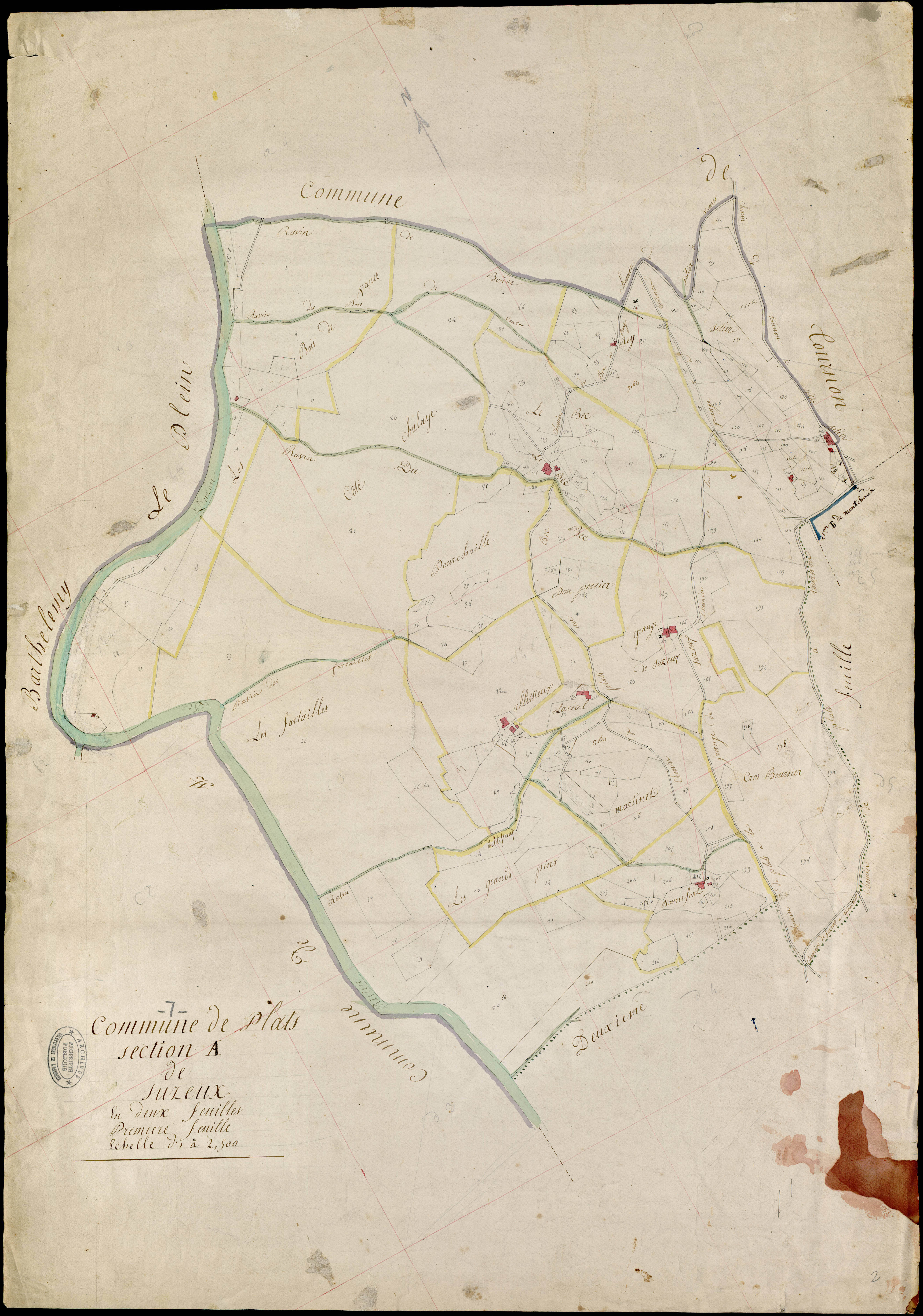 Plats - Section A - Feuillet 1