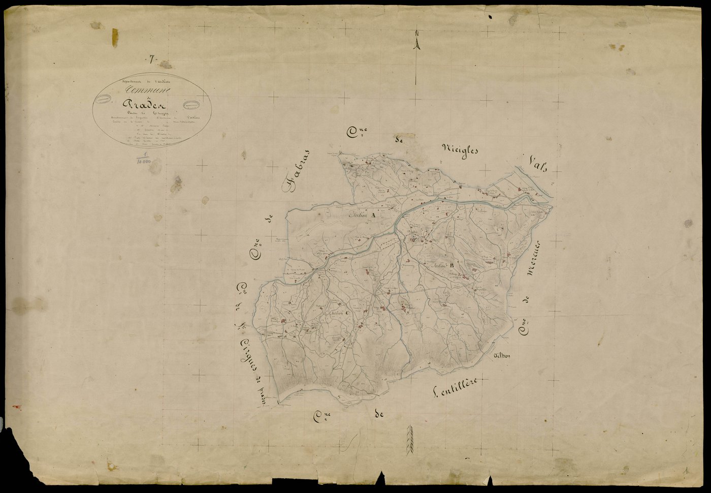Prades - Tableau d'assemblage