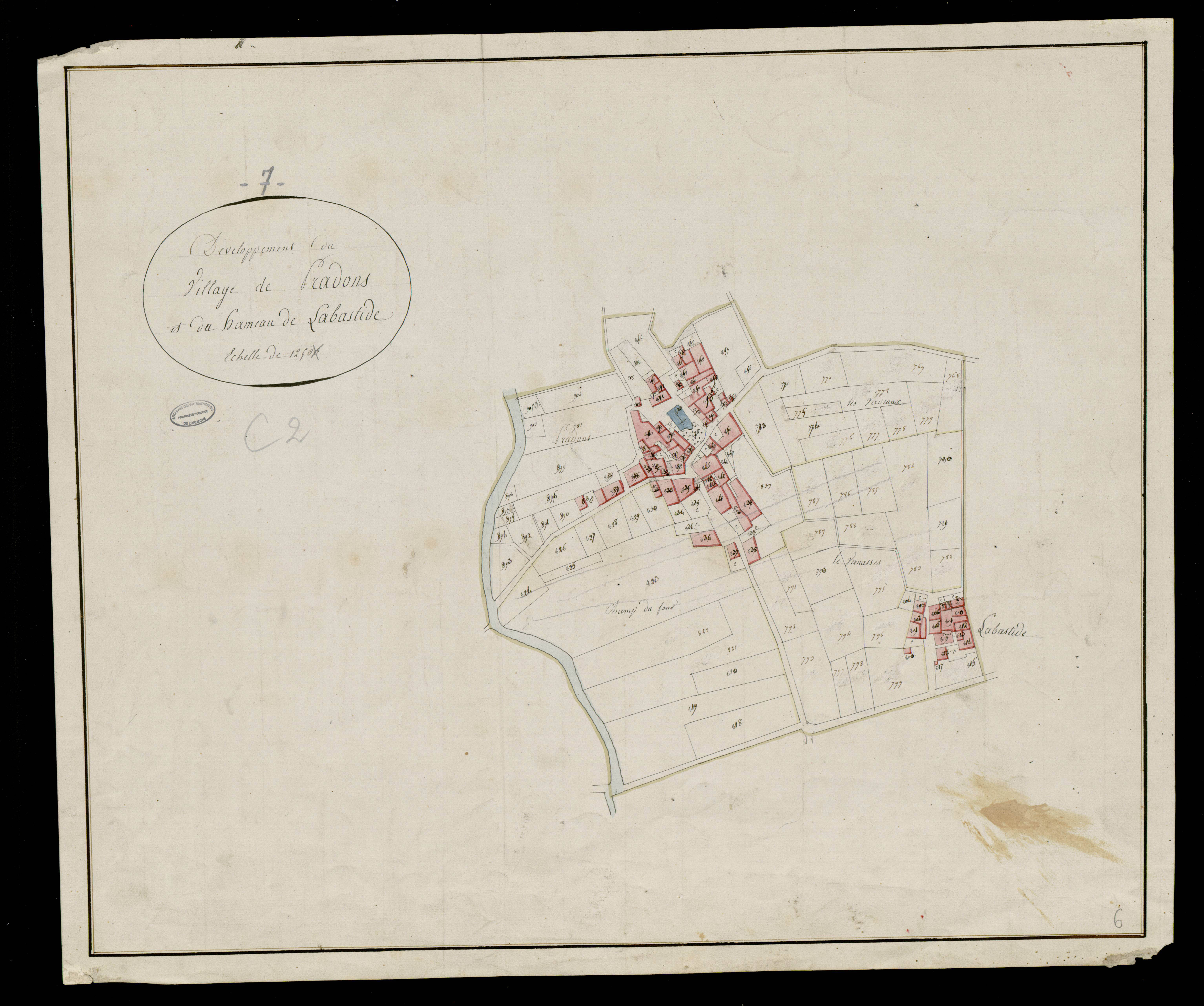 Pradons - Section C - Feuillet 2