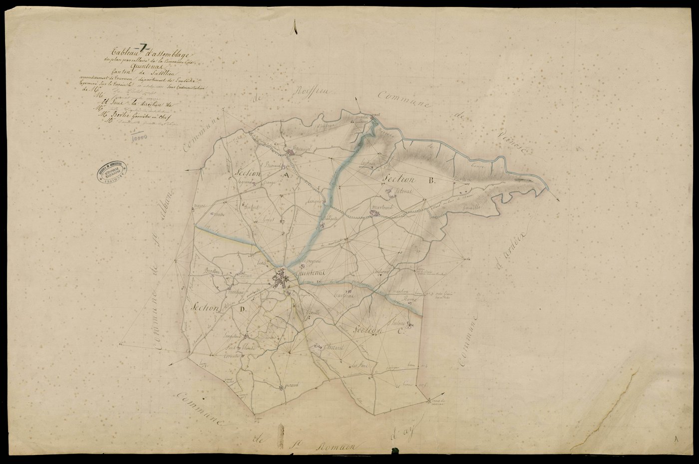 Quintenas - Tableau d'assemblage