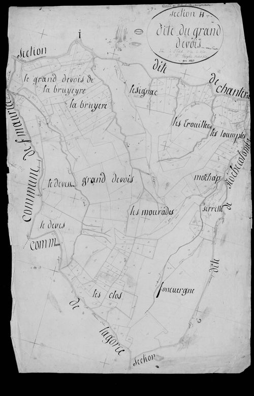 Rochecolombe - Section H