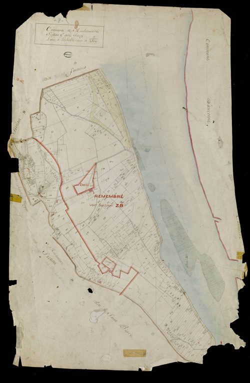 Rochemaure - Section E - Feuillet 1