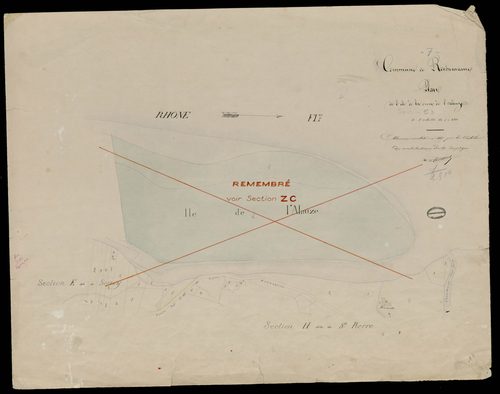 Rochemaure - Section E - Feuillet 3