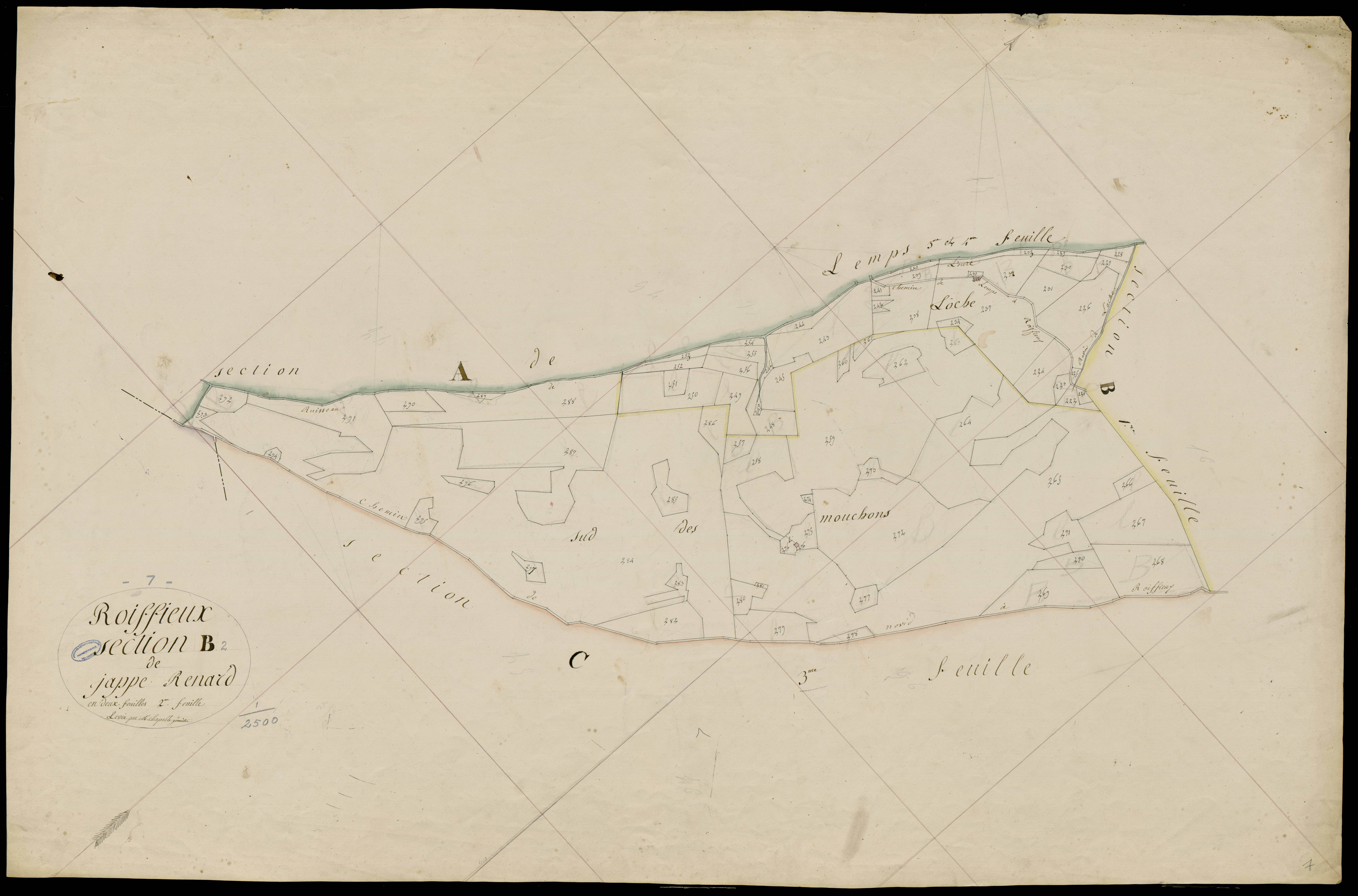 Roiffieux - Section B - Feuillet 2