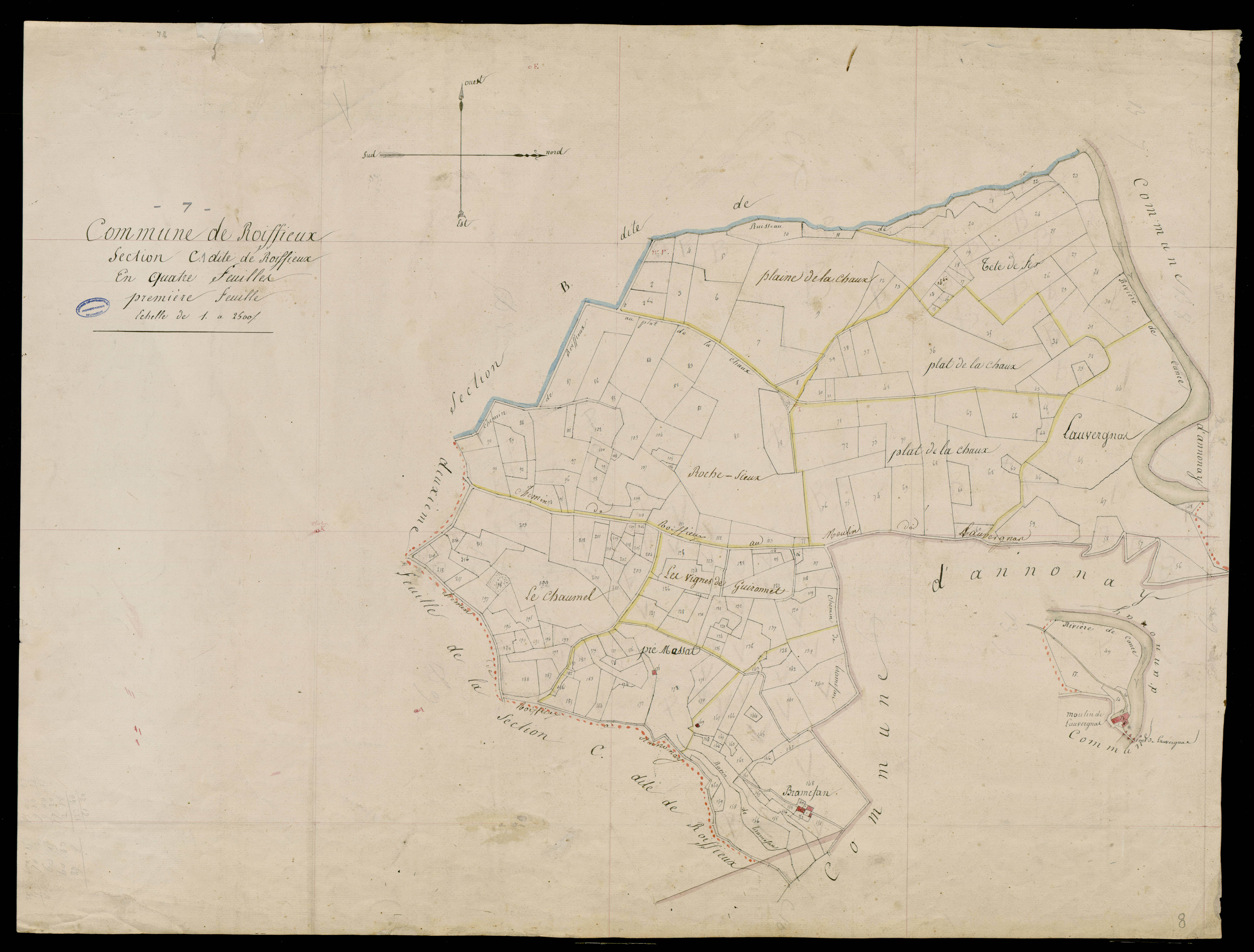 Roiffieux - Section C - Feuillet 1