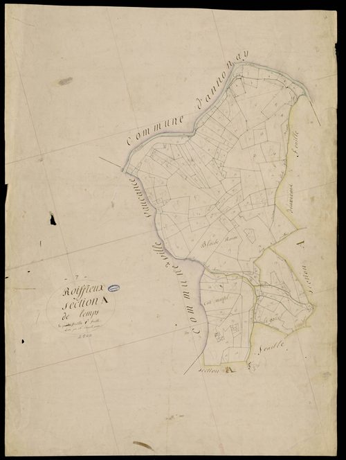 Roiffieux - Section A - Feuillet 1