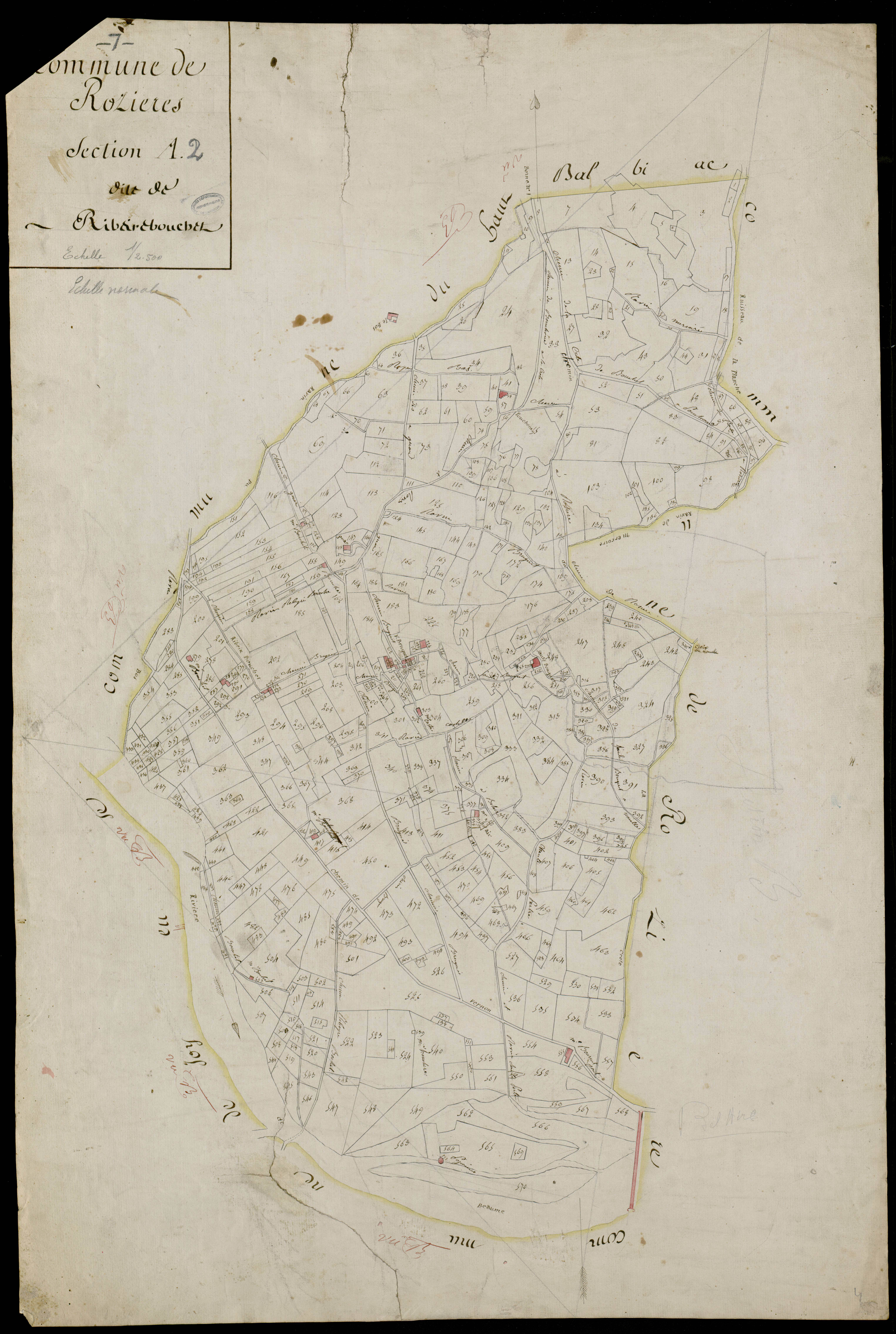 Rosières - Section A - Feuillet 2