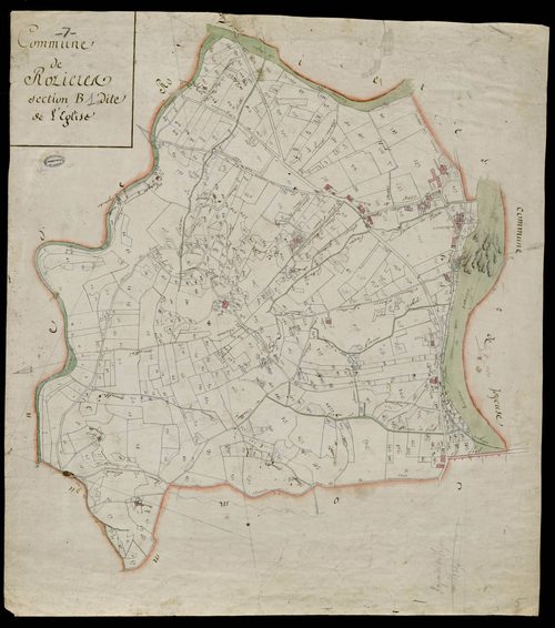 Rosières - Section B - Feuillet 1