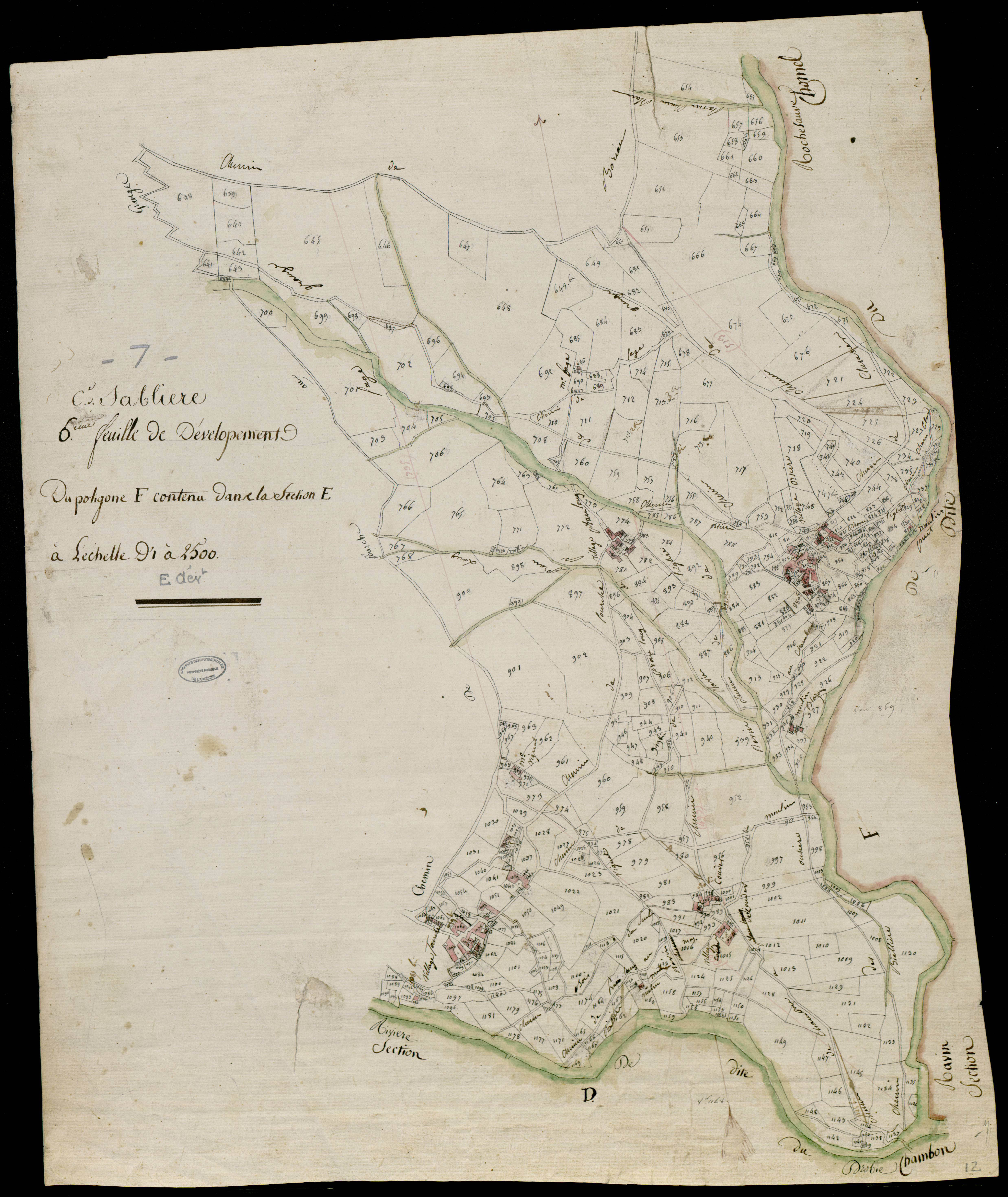 Sablières - Section E