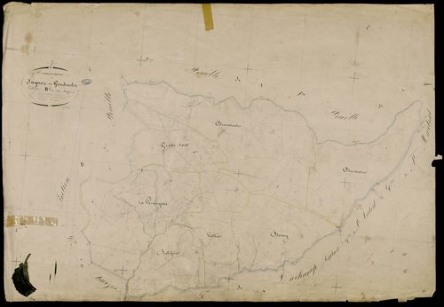Sagnes-et-Goudoulet - Section B - Feuillet 1