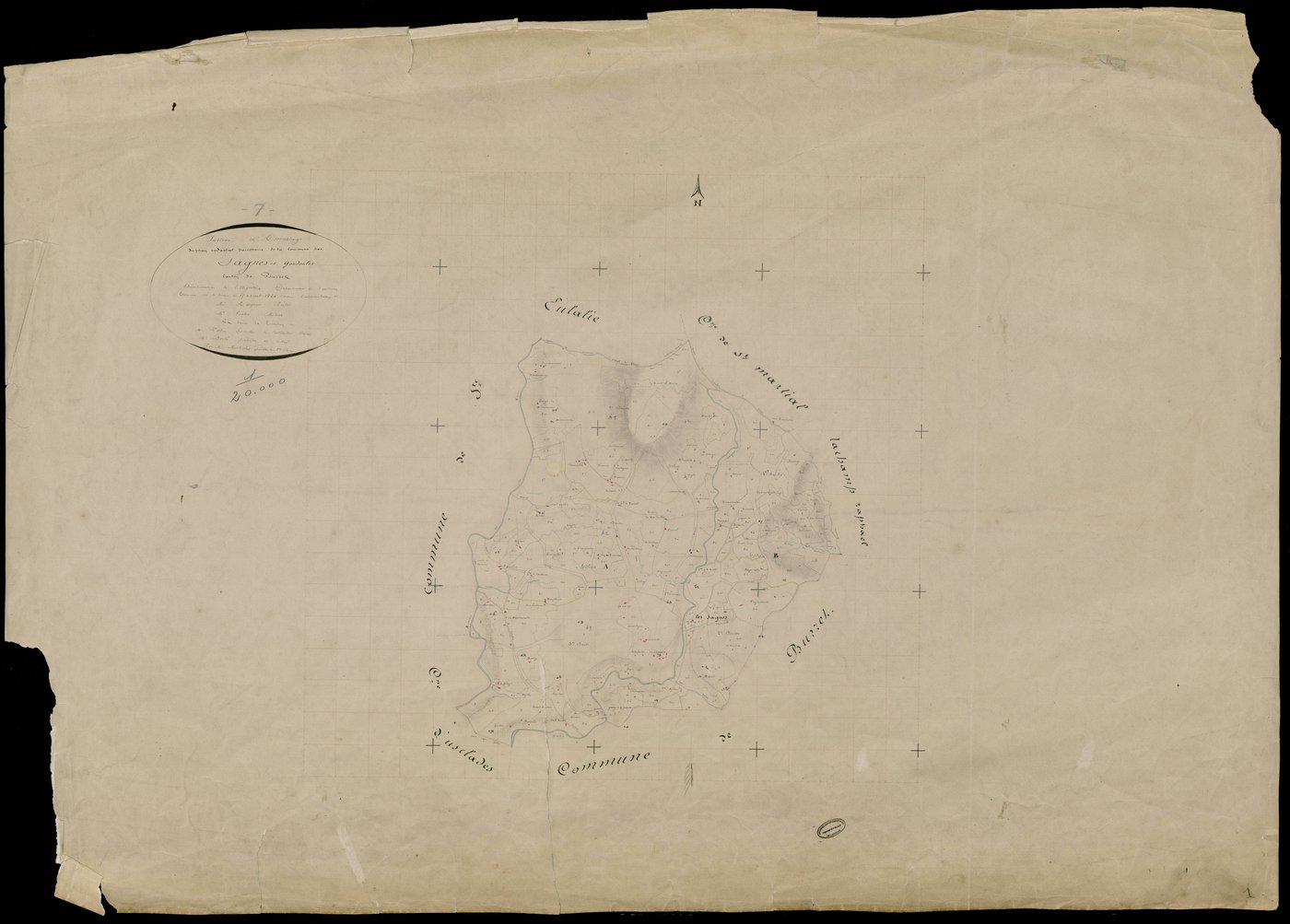 Sagnes-et-Goudoulet - Tableau d'assemblage
