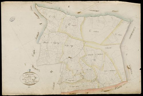 Saint-Alban-d'Ay - Section B - Feuillet 1