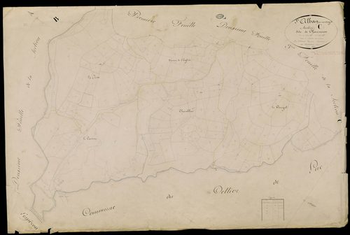 Saint-Alban-en-Montagne - Section C - Feuillet 4
