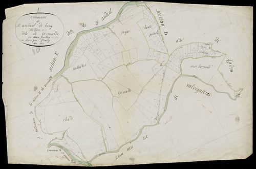 Saint-Andéol-de-Berg - Section E - Feuillet 1
