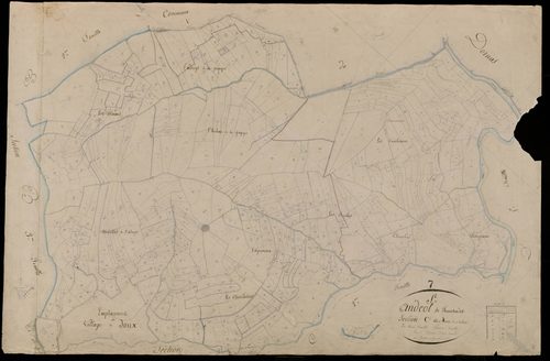 Saint-Andéol-de-Fourchades - Section C - Feuillet 1