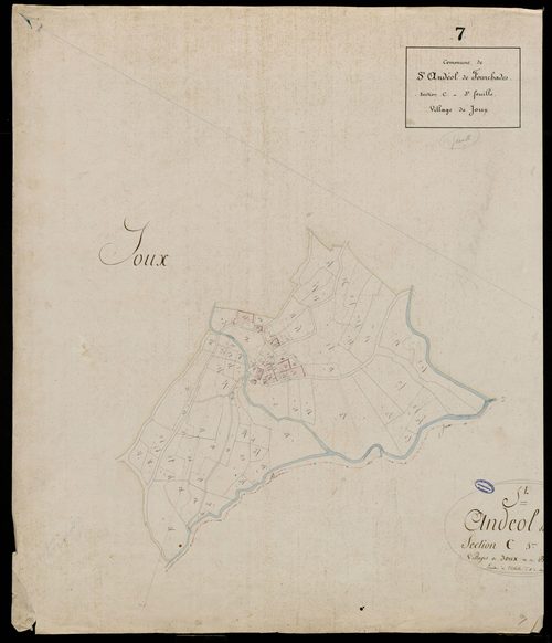 Saint-Andéol-de-Fourchades - Section C - Feuillet 3