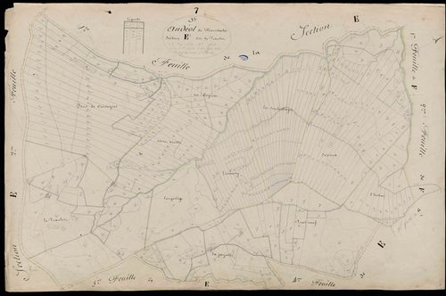Saint-Andéol-de-Fourchades - Section E - Feuillet 3