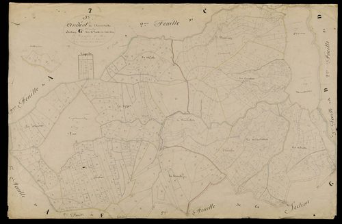 Saint-Andéol-de-Fourchades - Section G - Feuillet 1