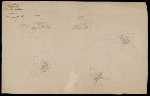 Saint-Andéol-de-Vals - Section D, E - Feuillet 1, 2