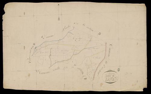 Saint-André-de-Cruzières - Section B - Feuillet 3