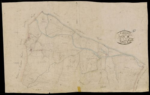 Saint-André-de-Cruzières - Section D - Feuillet 1