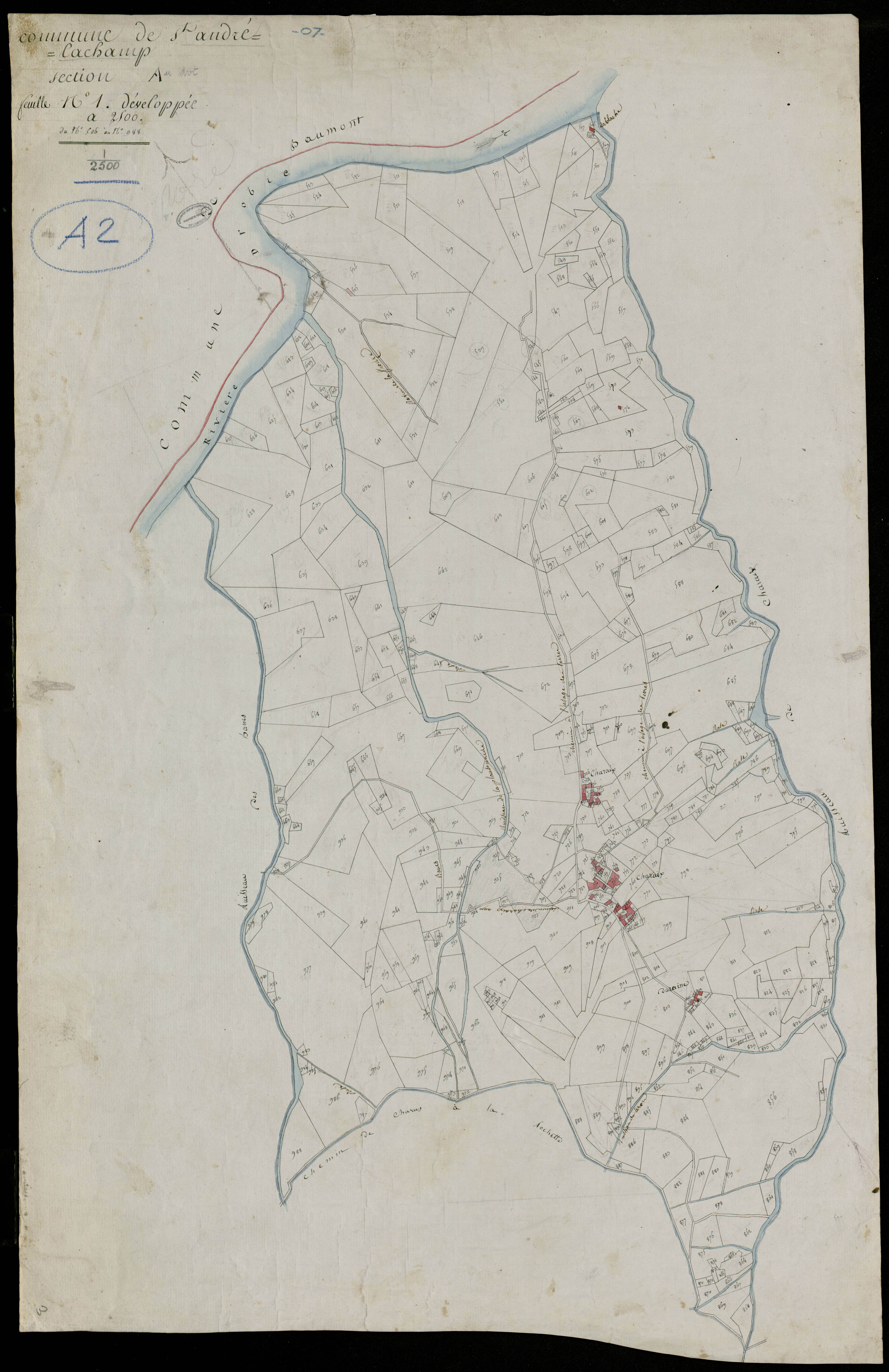 Saint-André-Lachamp - Section A - Feuillet 1
