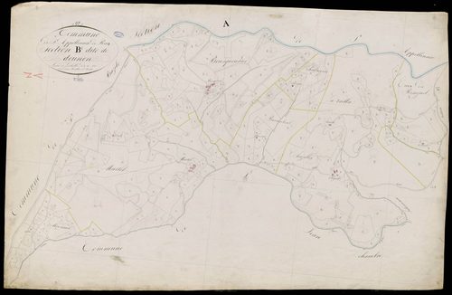 Saint-Apollinaire-de-Rias - Section B - Feuillet 1