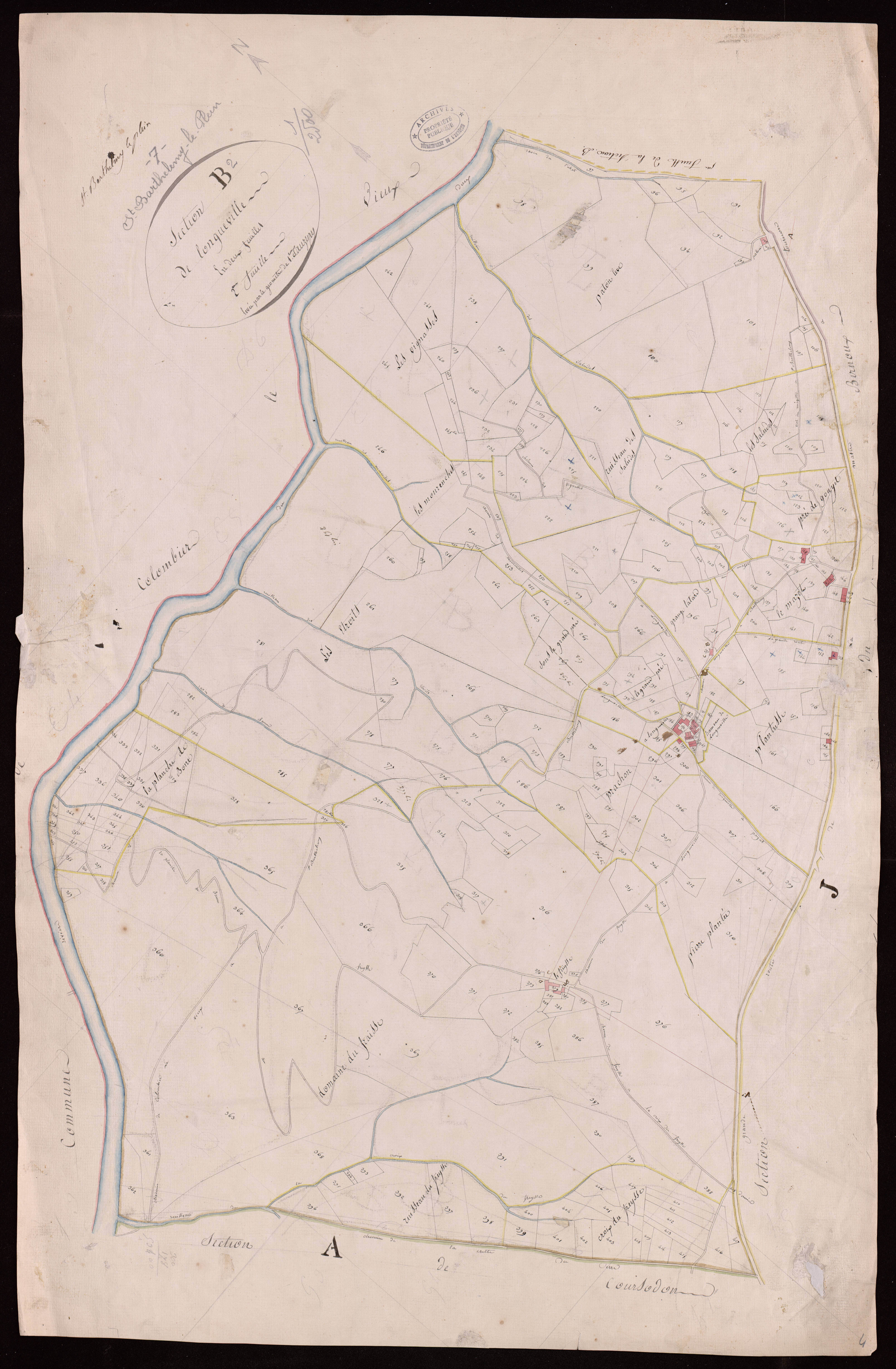 Saint-Barthélemy-le-Plain - Section B - Feuillet 2