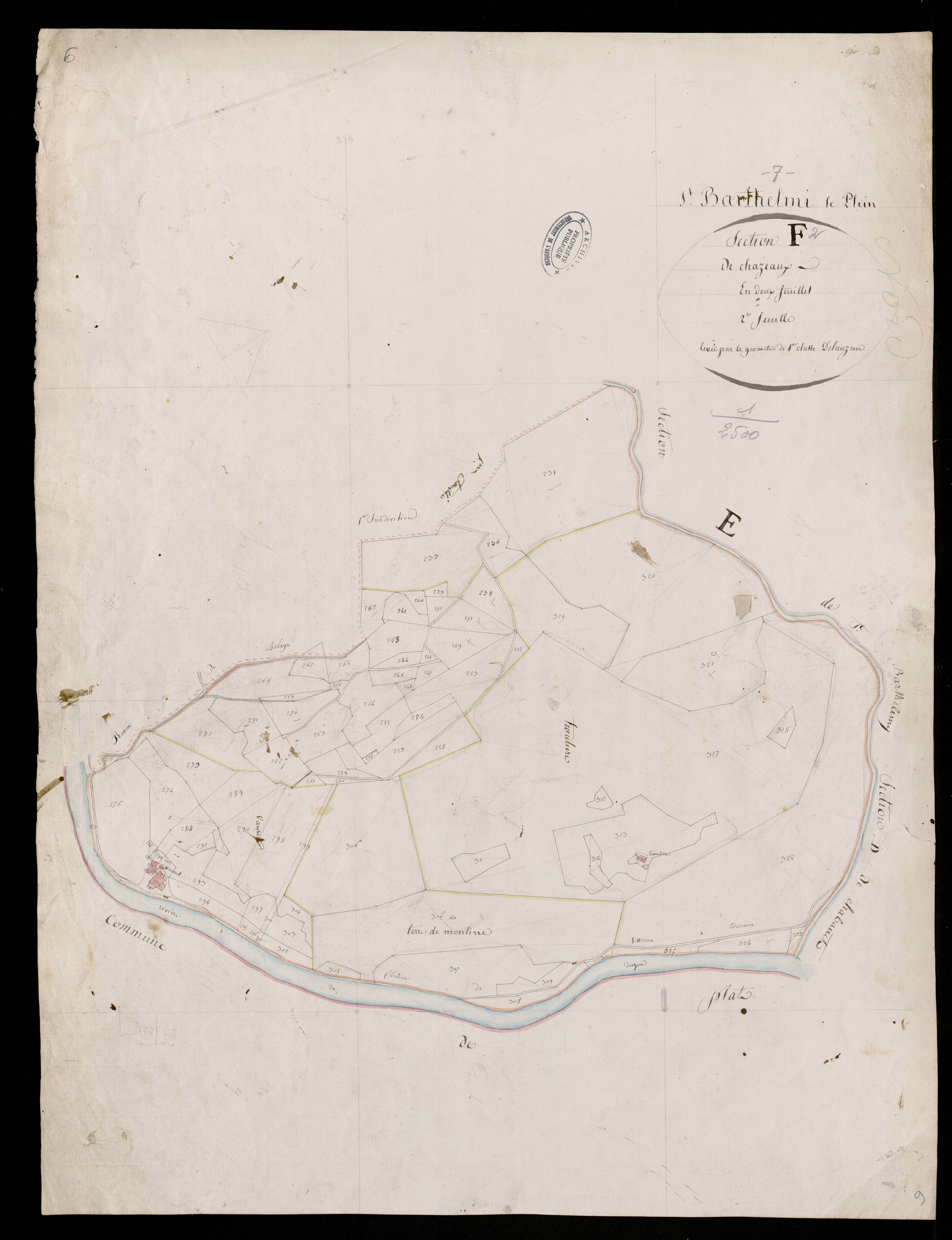 Saint-Barthélemy-le-Plain - Section F - Feuillet 2