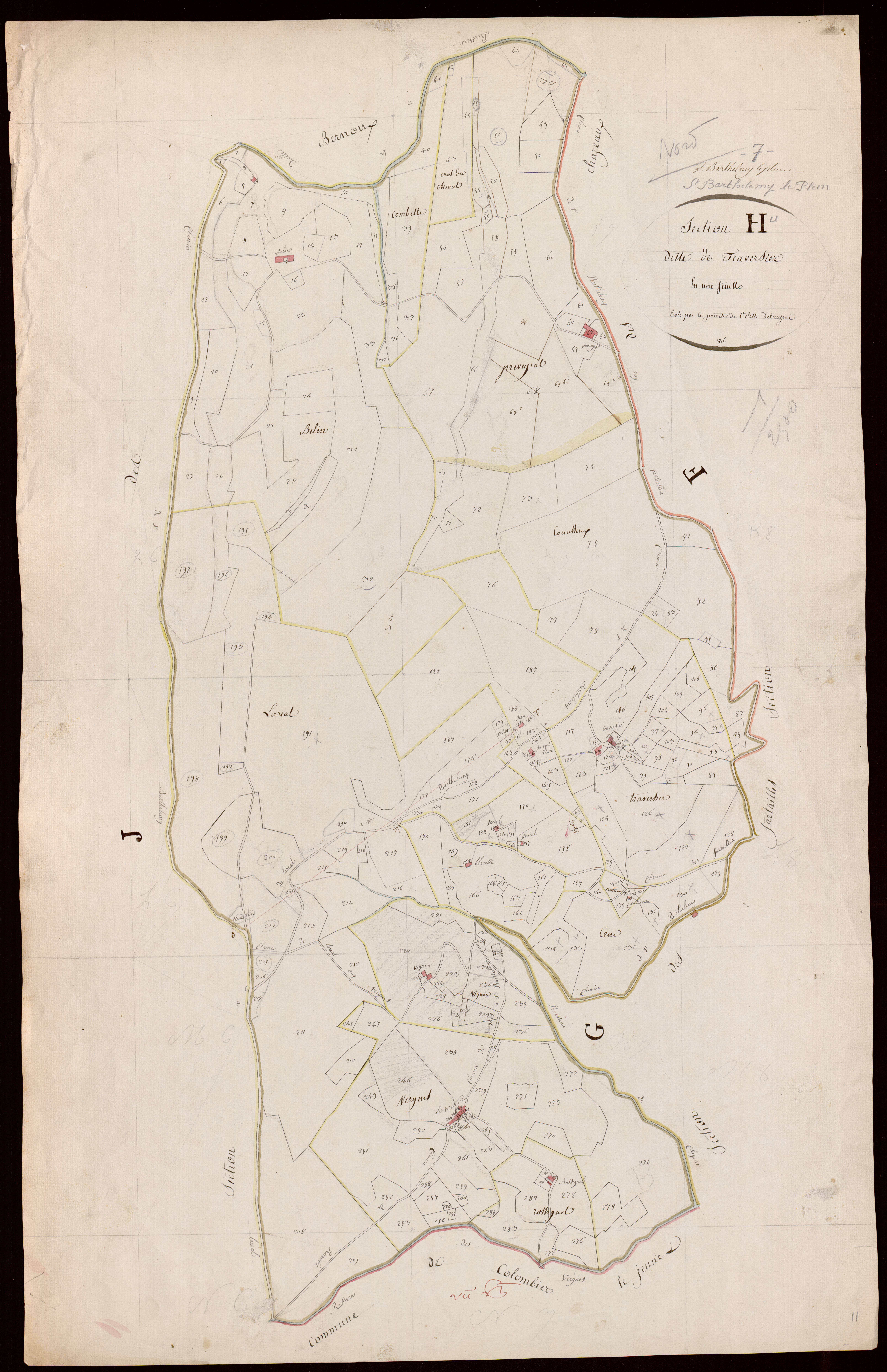 Saint-Barthélemy-le-Plain - Section H