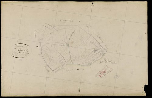 Saint-Christol - Section B - Feuillet 3