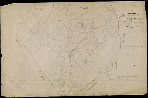 Saint-Cirgues-de-Prades - Section B - Feuillet 1