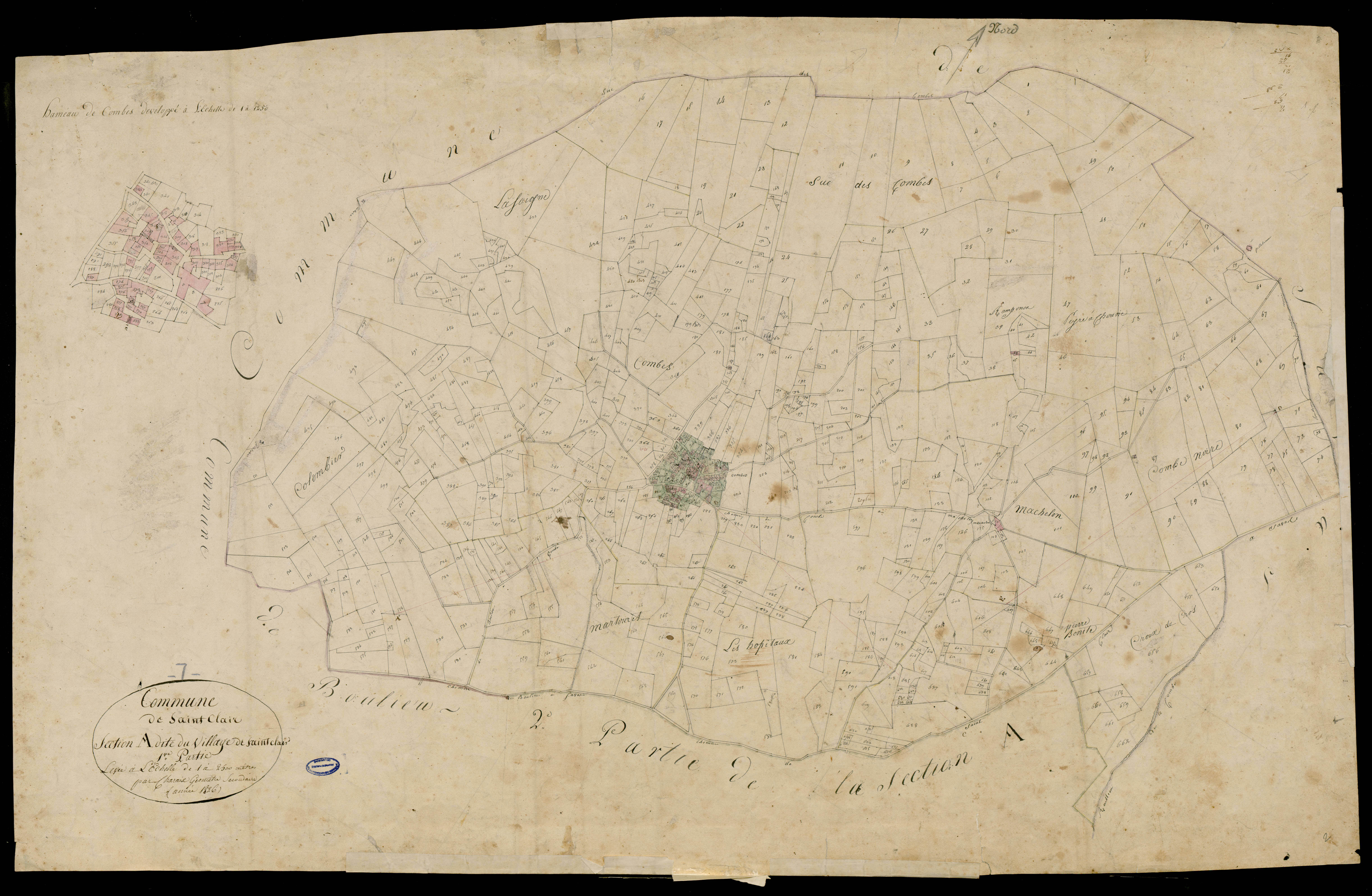 Saint-Clair - Section A - Feuillet 1